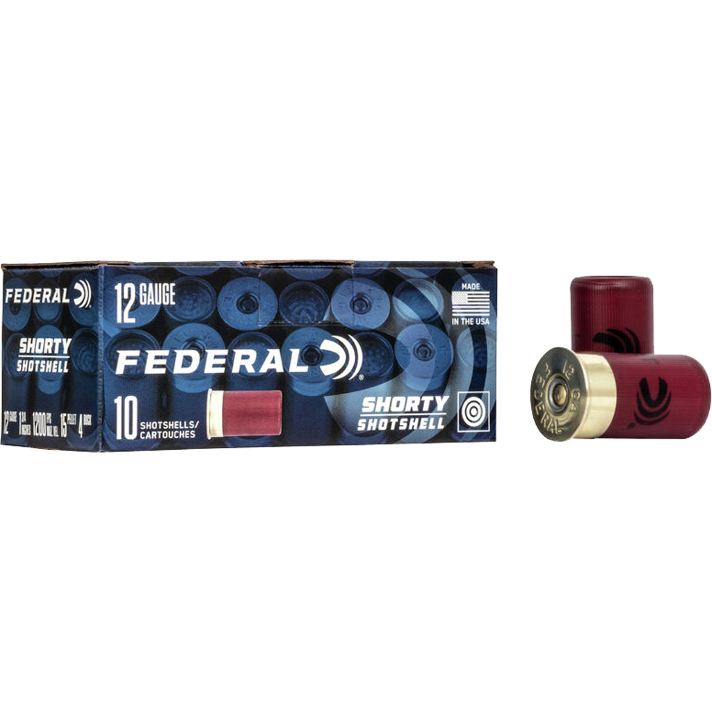 Federal Shorty Load 12 Gauge Rifle Slug 1.75 Inch, 10 Rounds - Shotgun ...