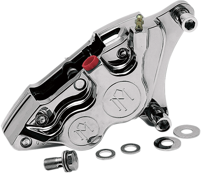 PERFORMANCE MACHINE (PM) Caliper - Front Right - Chrome - Fits 84-99