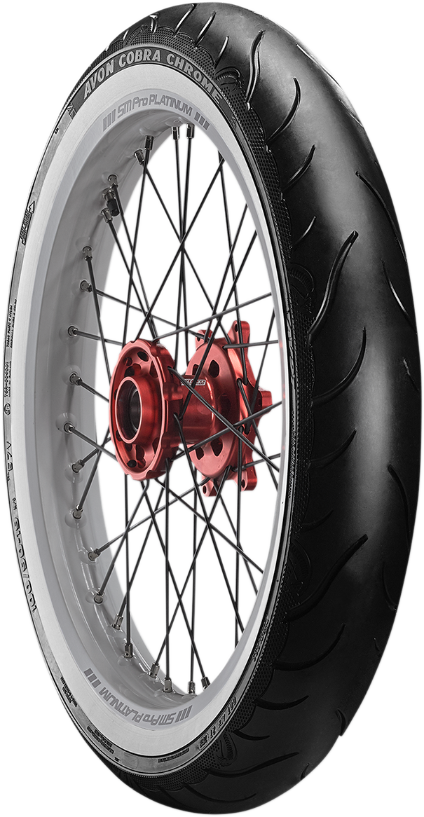 AVON Tire - Cobra Chrome AV92 - Rear - MT90B16 - Wide Whitewall