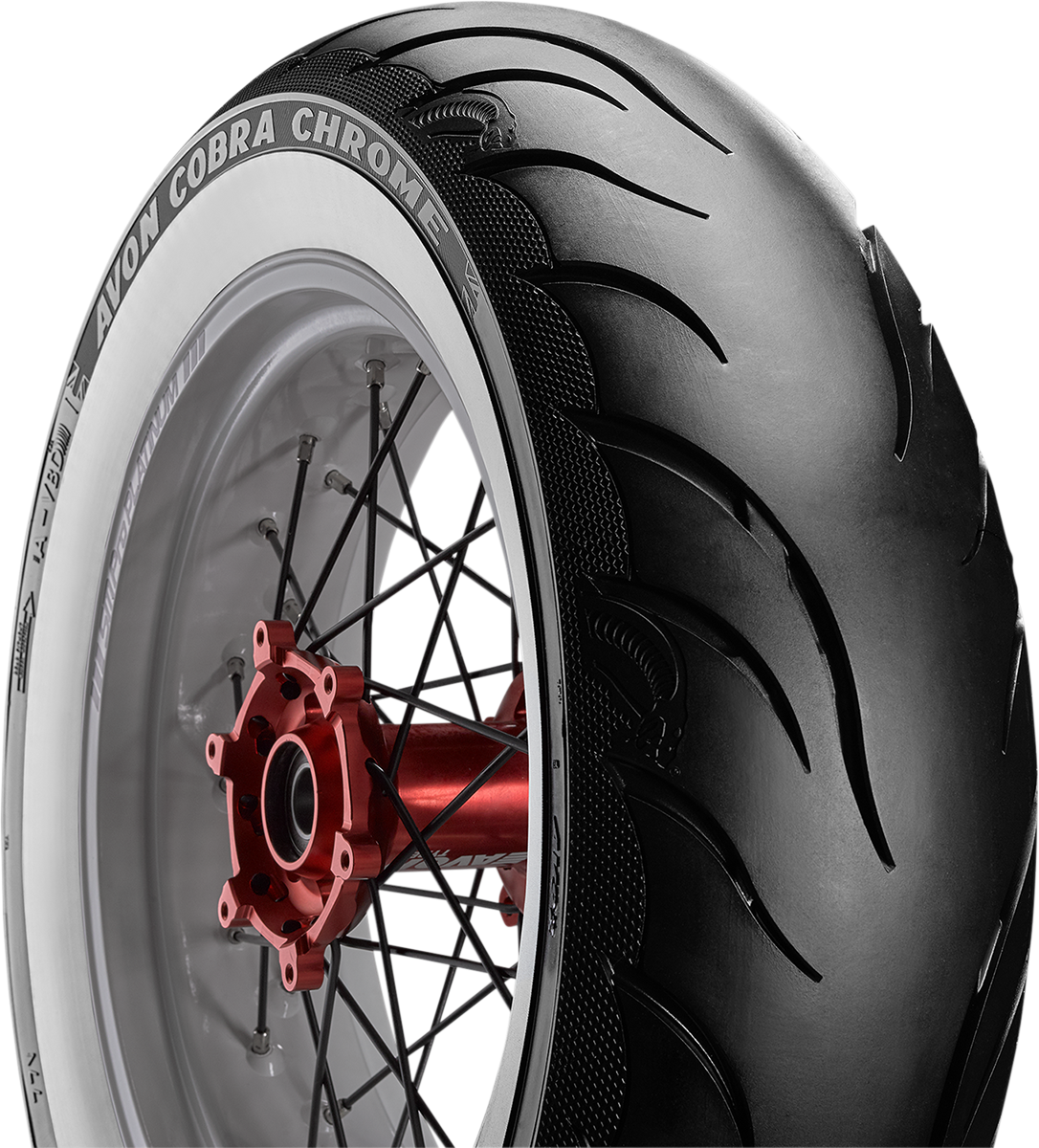 AVON Tire - Cobra Chrome AV92 - Rear - MT90B16 - Wide Whitewall