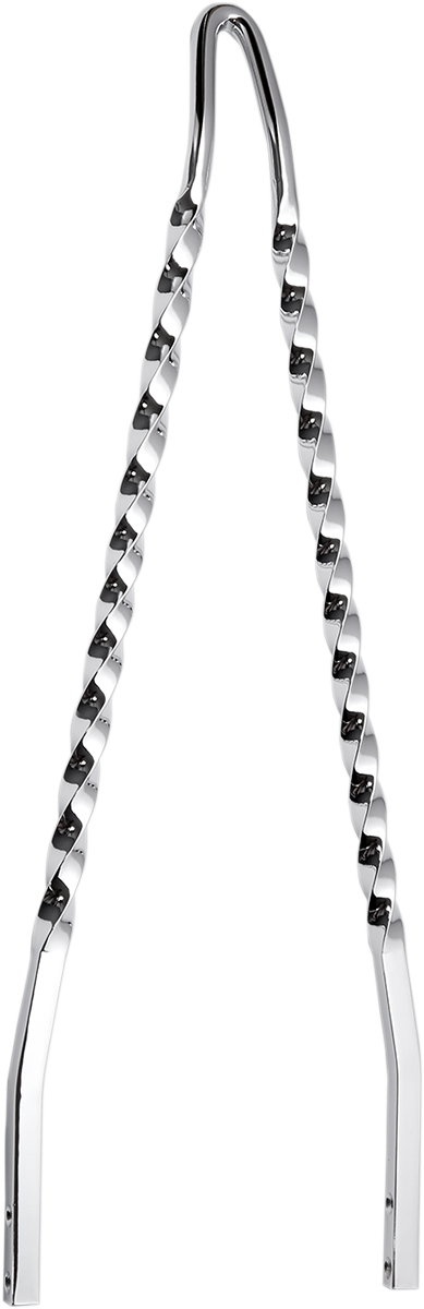 CYCLE VISIONS Twisted Sticks Sissy Bar - Chrome - 30