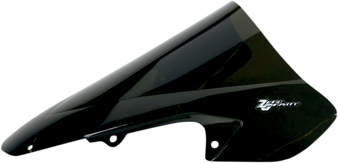 ZERO GRAVITY Double Bubble Windscreen - Dark Smoke - Suzuki 2003-2004 GSX-R1000
