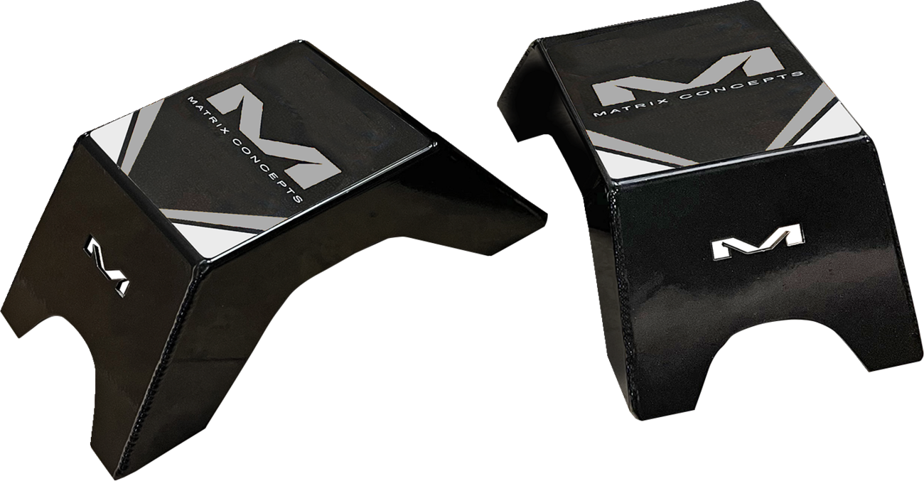 MATRIX CONCEPTS,LLC Starting Blocks - H1 - Custom/Holeshot - Black/Gray H1-101