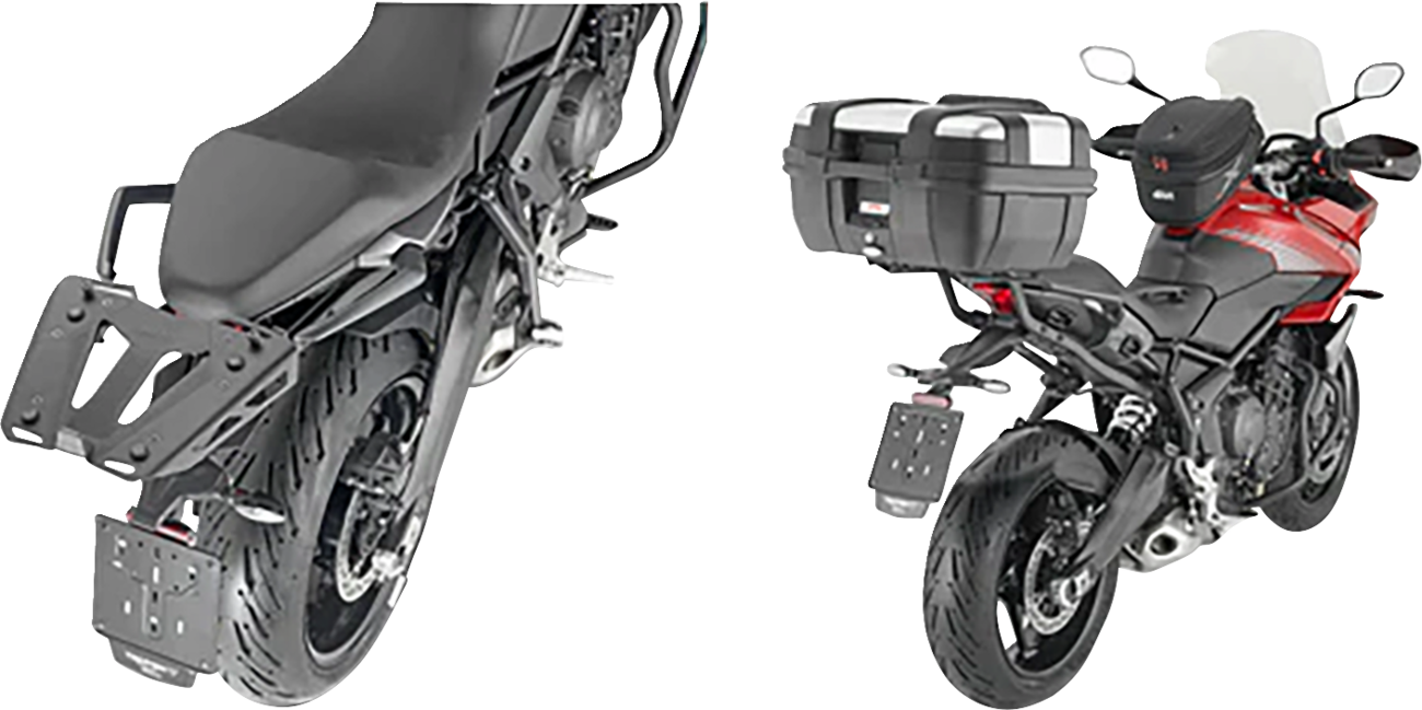 GIVI Rear Luggage Rack - Side Arms - Tiger 660 6421FZ