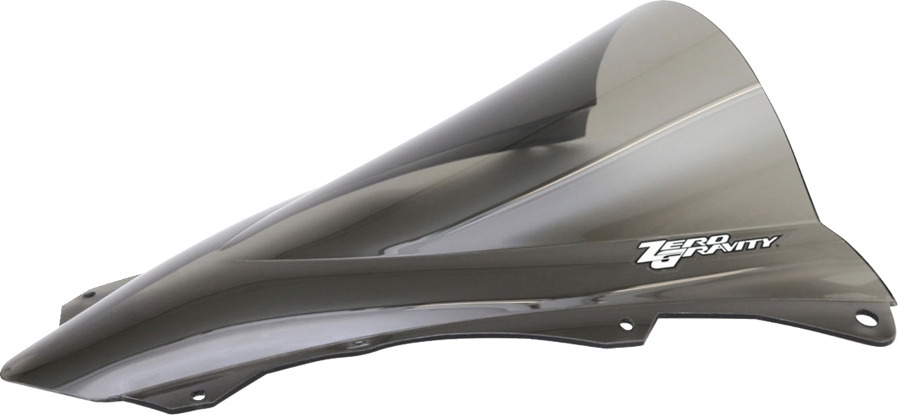 ZERO GRAVITY Double Bubble Windscreen -  Light Smoke KAWASAKI 2023-2025 ZX-4RR