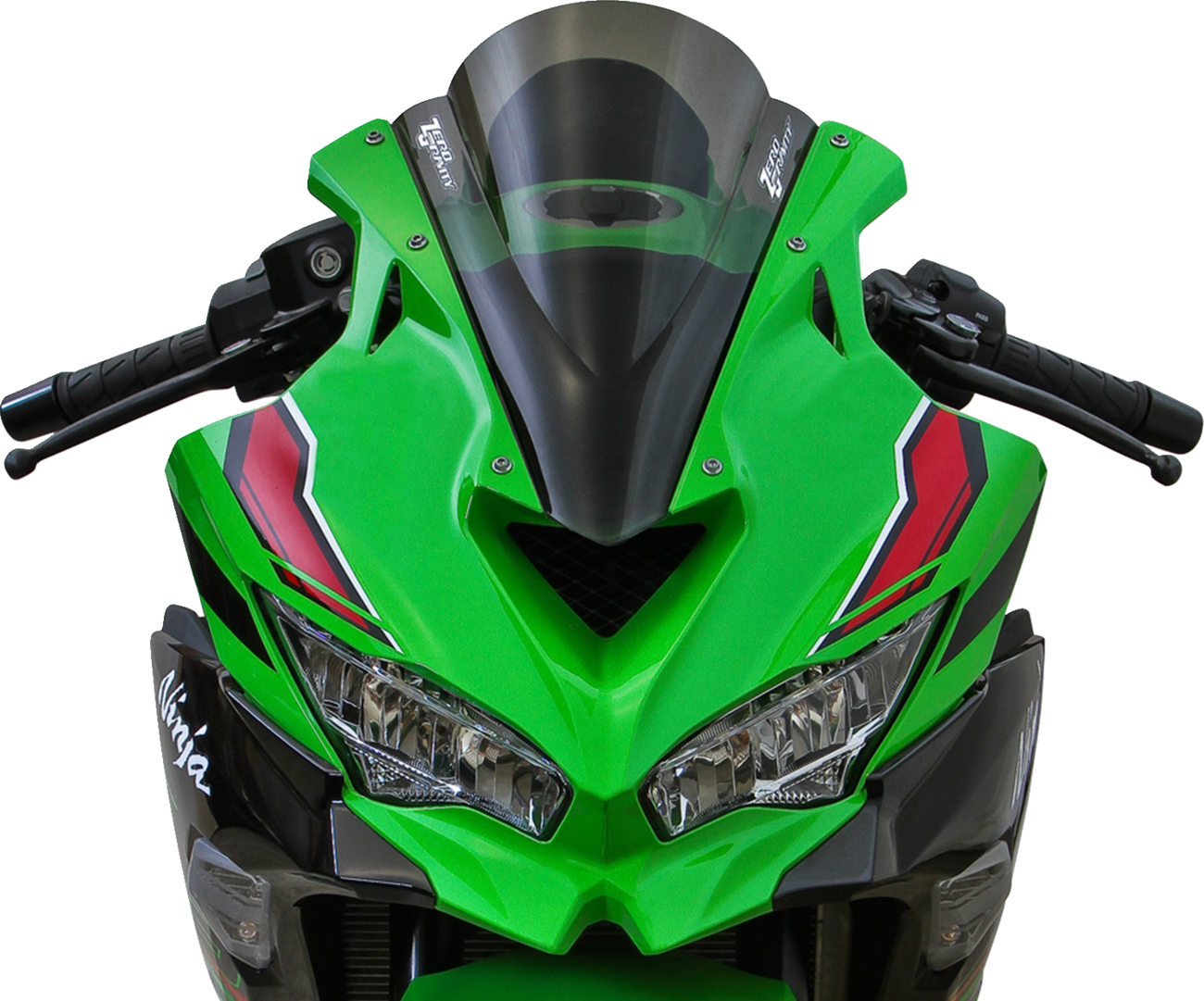 ZERO GRAVITY Double Bubble Windscreen -  Light Smoke KAWASAKI 2023-2025 ZX-4RR