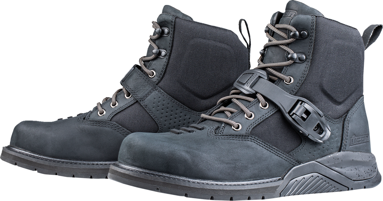 ICON Superduty6 Safety Toe Boots - Black - US 8 3403-1377