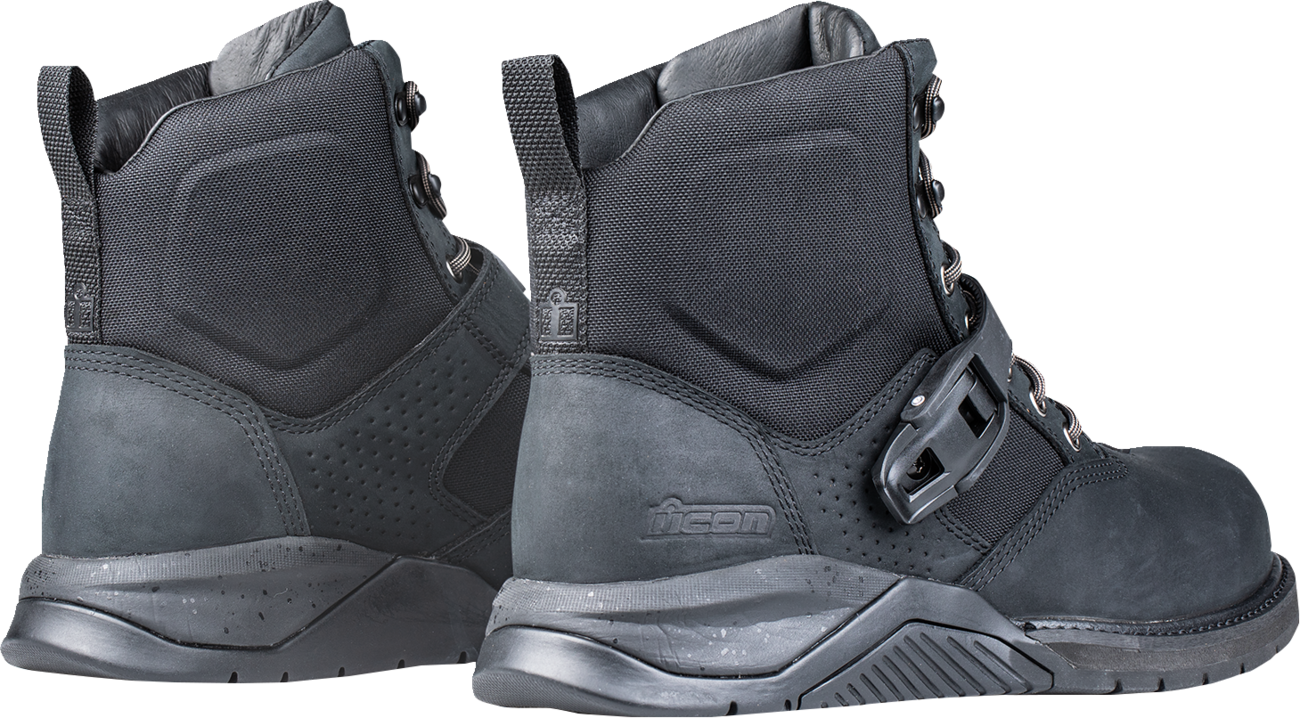 ICON Superduty6 Safety Toe Boots - Black - US 8 3403-1377