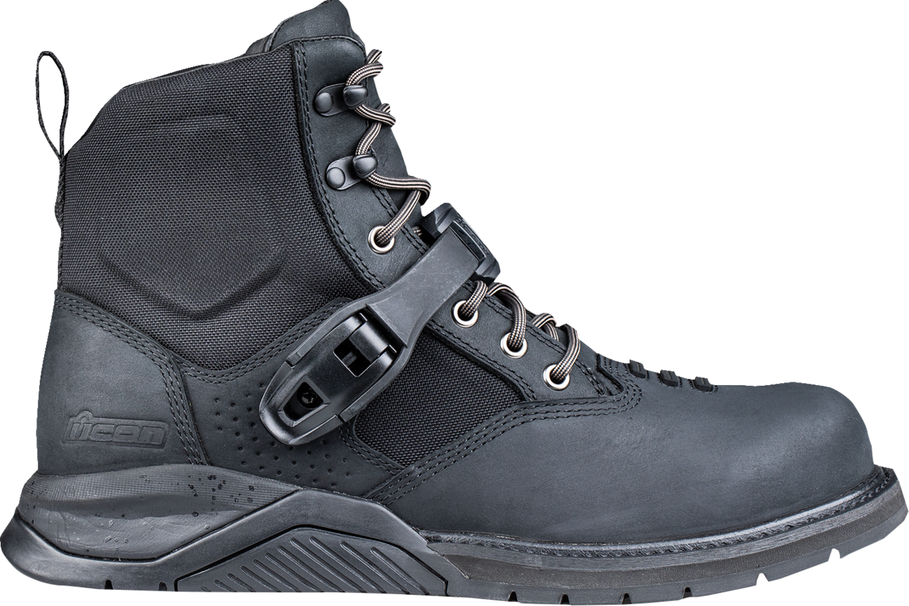 ICON Superduty6 Safety Toe Boots - Black - US 8 3403-1377