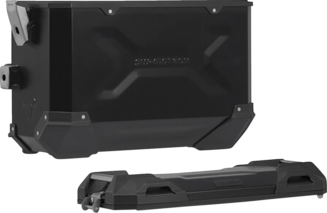 SW-MOTECH TRAX ADV Aluminum Case System - Black - Kawasaki Versys