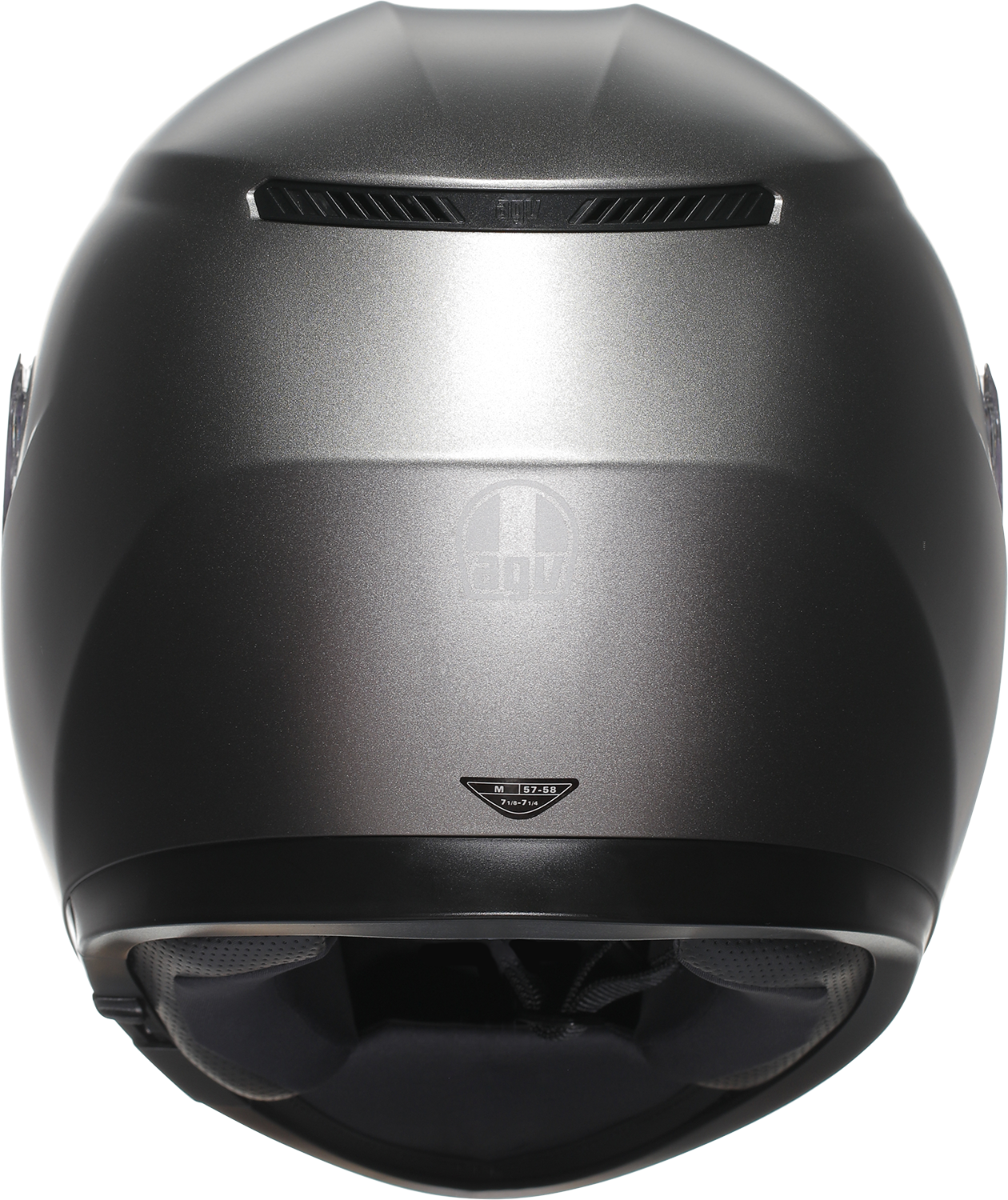 AGV K3 Helmet - Mono - Matte Luna Gray - 2XL 2118381004-023-XXL | eBay