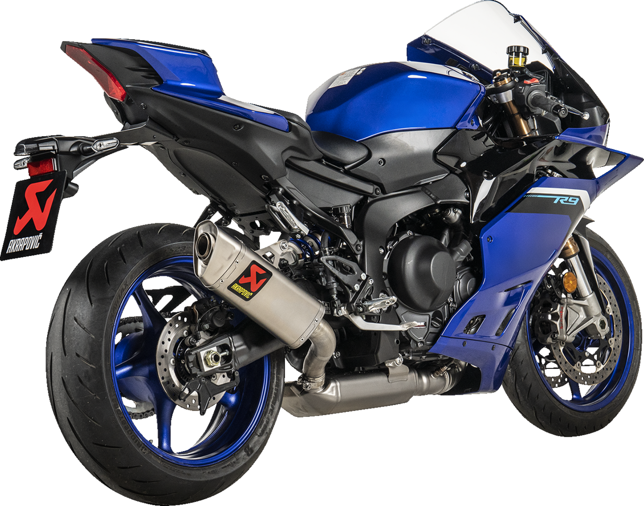 AKRAPOVIC Racing Line Exhaust System - Titanium - Yamaha R9 S