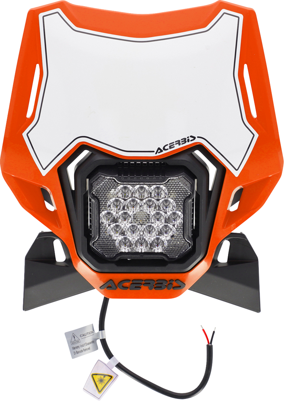 ACERBIS Headlight- VSL Fits Lumen-X - Orange/Black 2987941008