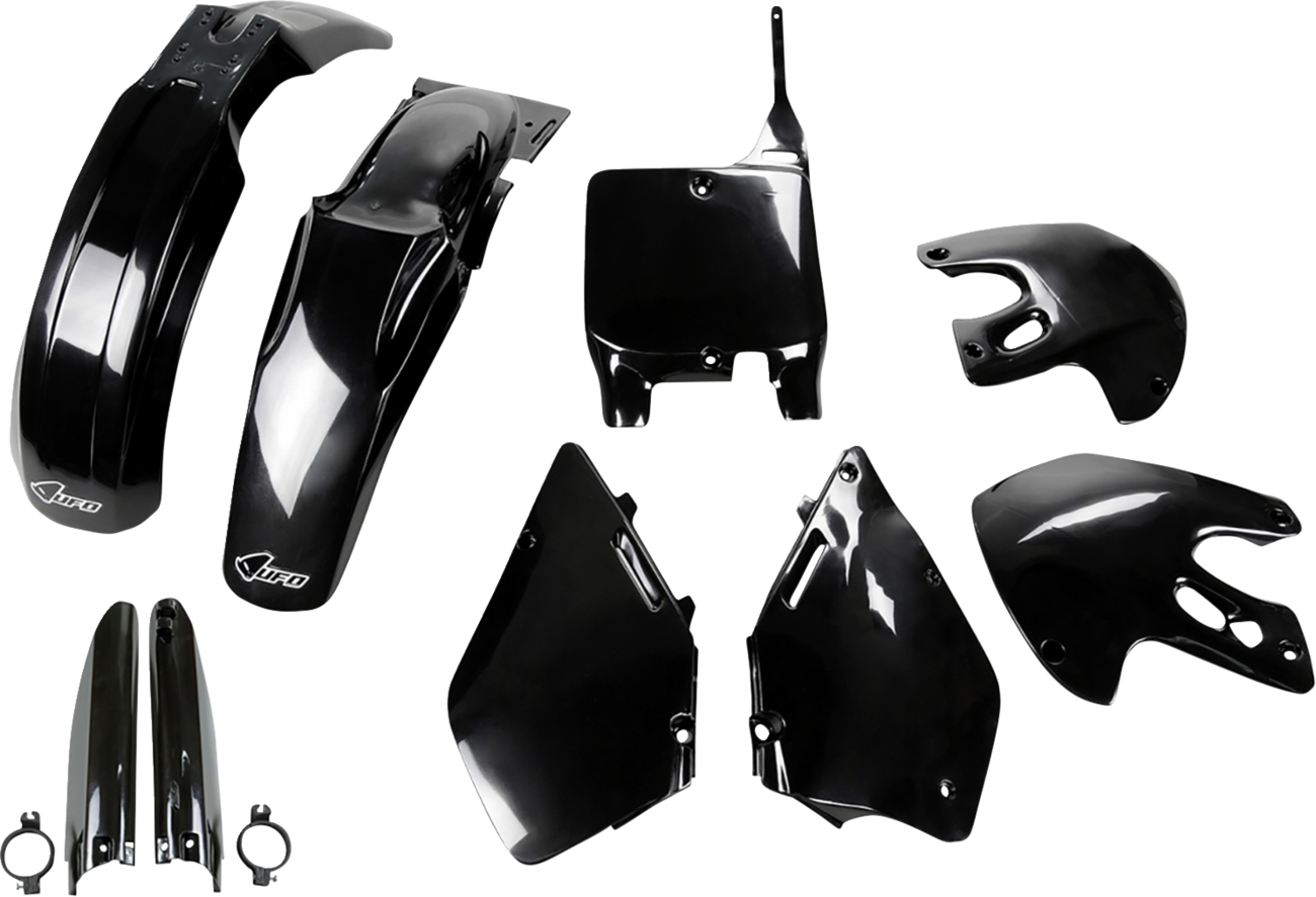 UFO Body Kit Plastic Fender Black - Suzuki 1999-2000 RM125 RM250 SUKIT400F@001