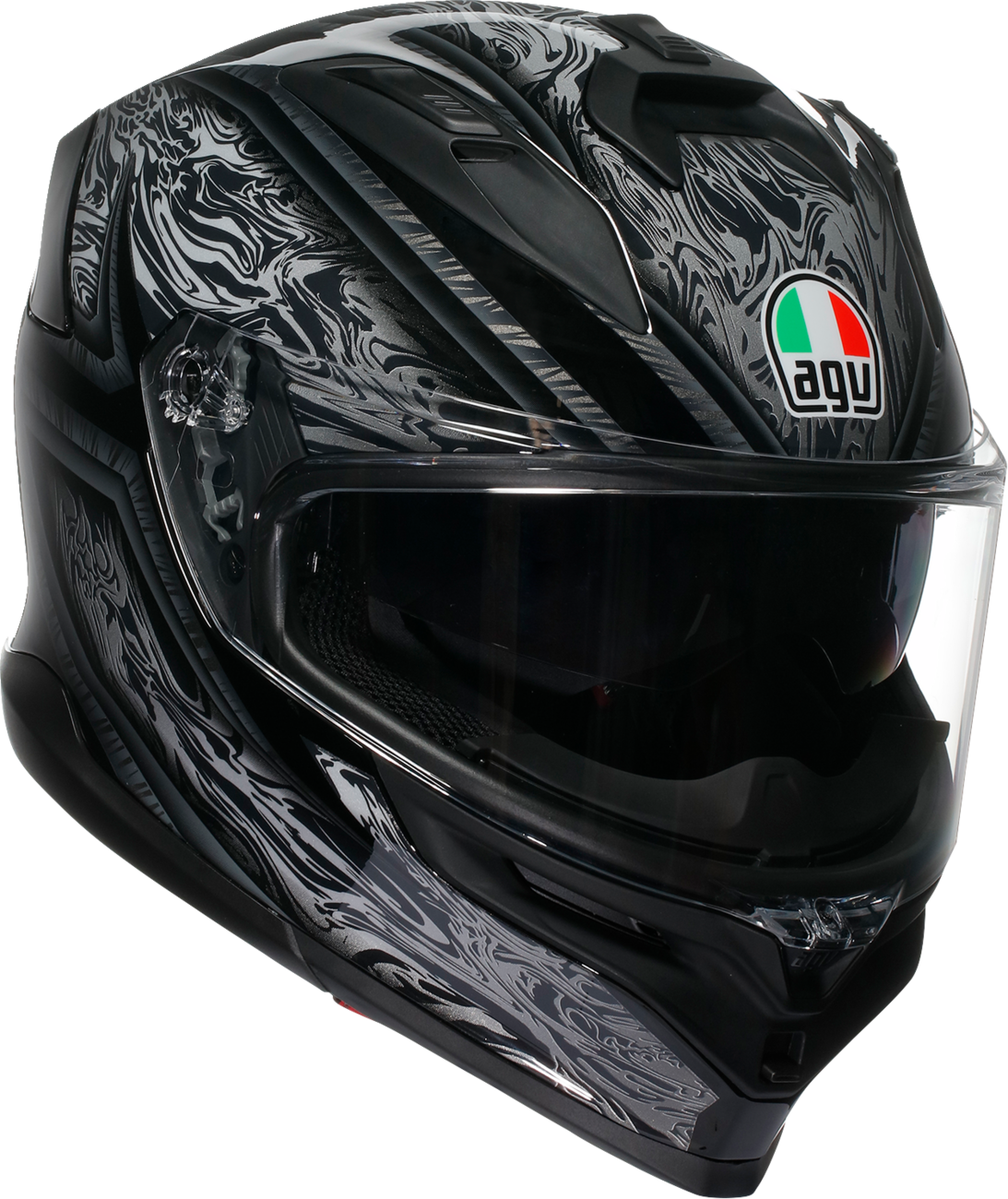 AGV K7 Helmet - Damascus - Black/Silver - 2XL 2118399004-010-XXL