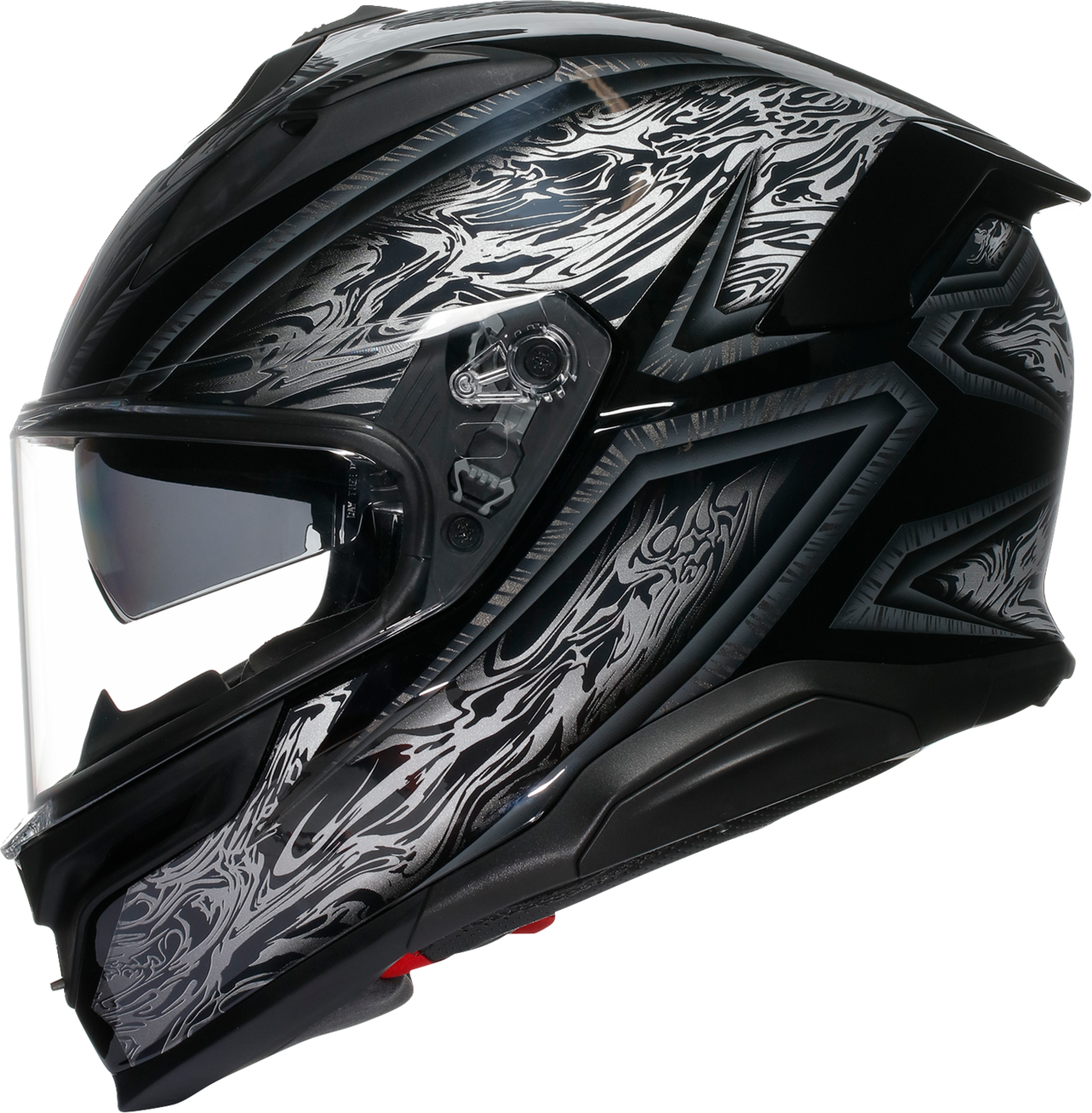 AGV K7 Helmet - Damascus - Black/Silver - 2XL 2118399004-010-XXL