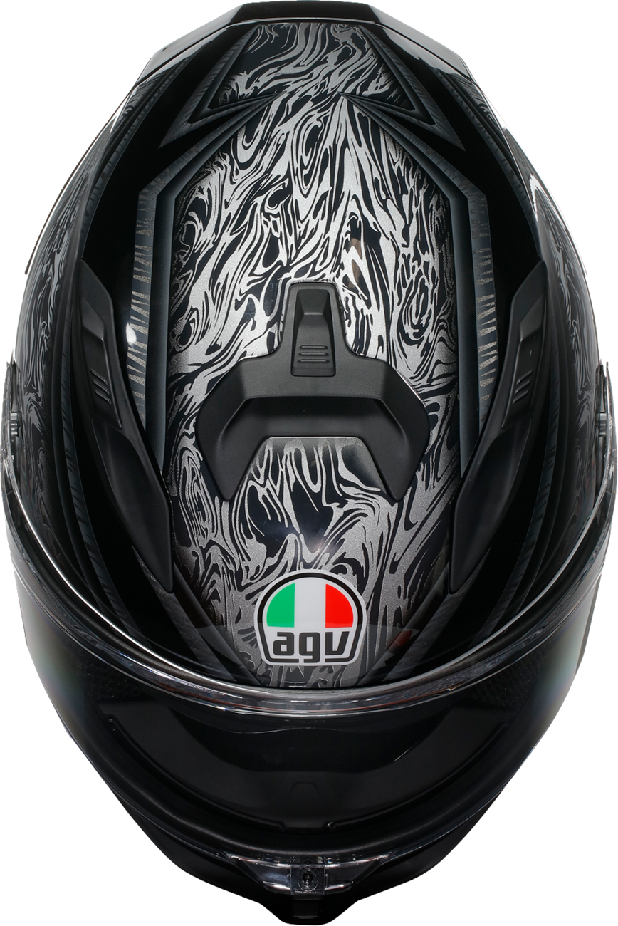 AGV K7 Helmet - Damascus - Black/Silver - 2XL 2118399004-010-XXL