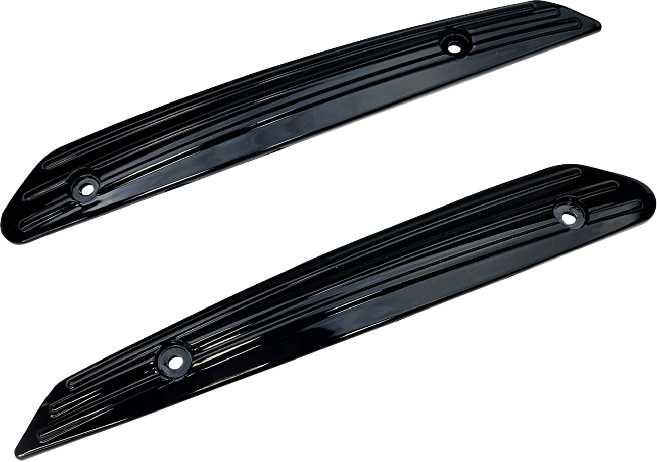 CUSTOM DYNAMICS Windshield Trim - Blackout - Fits '15-'25 FLTR CD-RG-TRIM-B