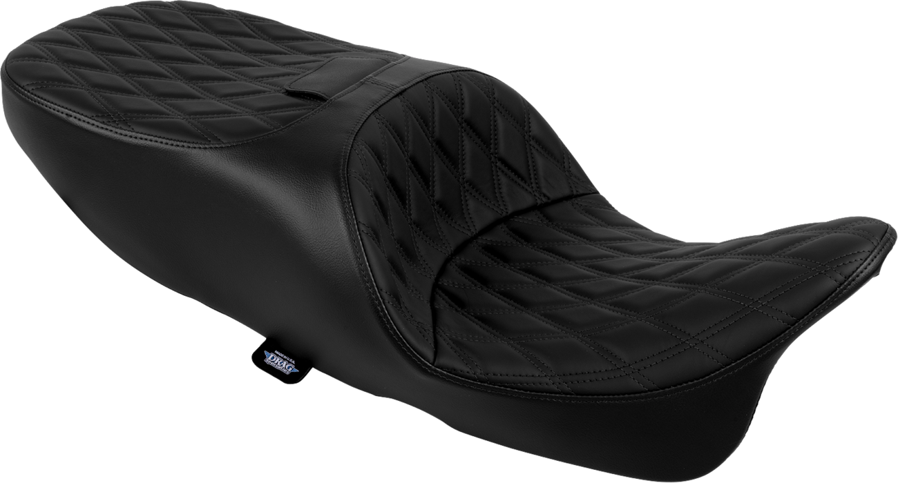 DRAG SPECIALTIES Freedom Seat - Solar Leather Double Diamond FLRT/FLTRT '15-'25