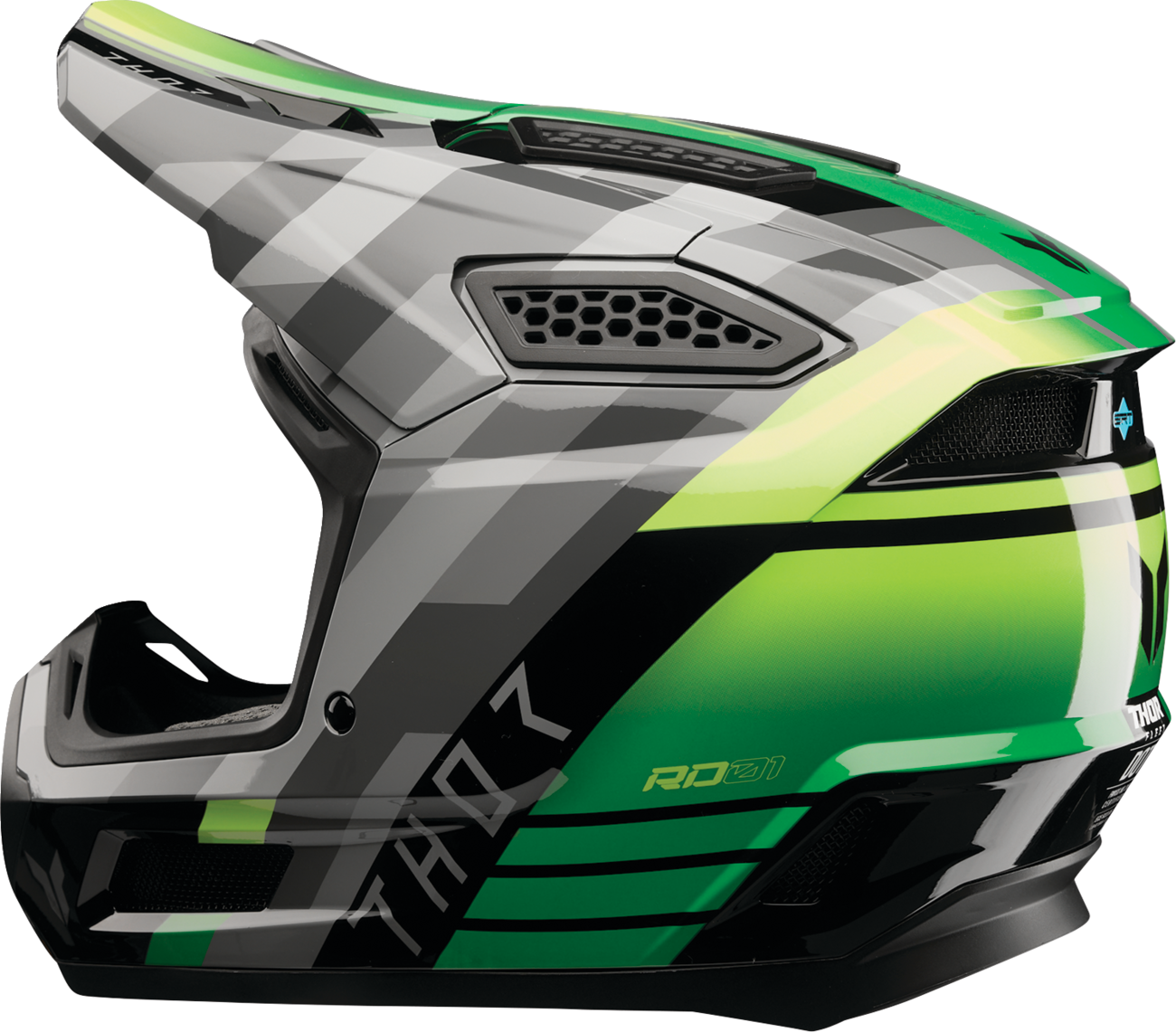 THOR Fleet Helmet - Camber - Black/Green - XS 0110-9399 | eBay