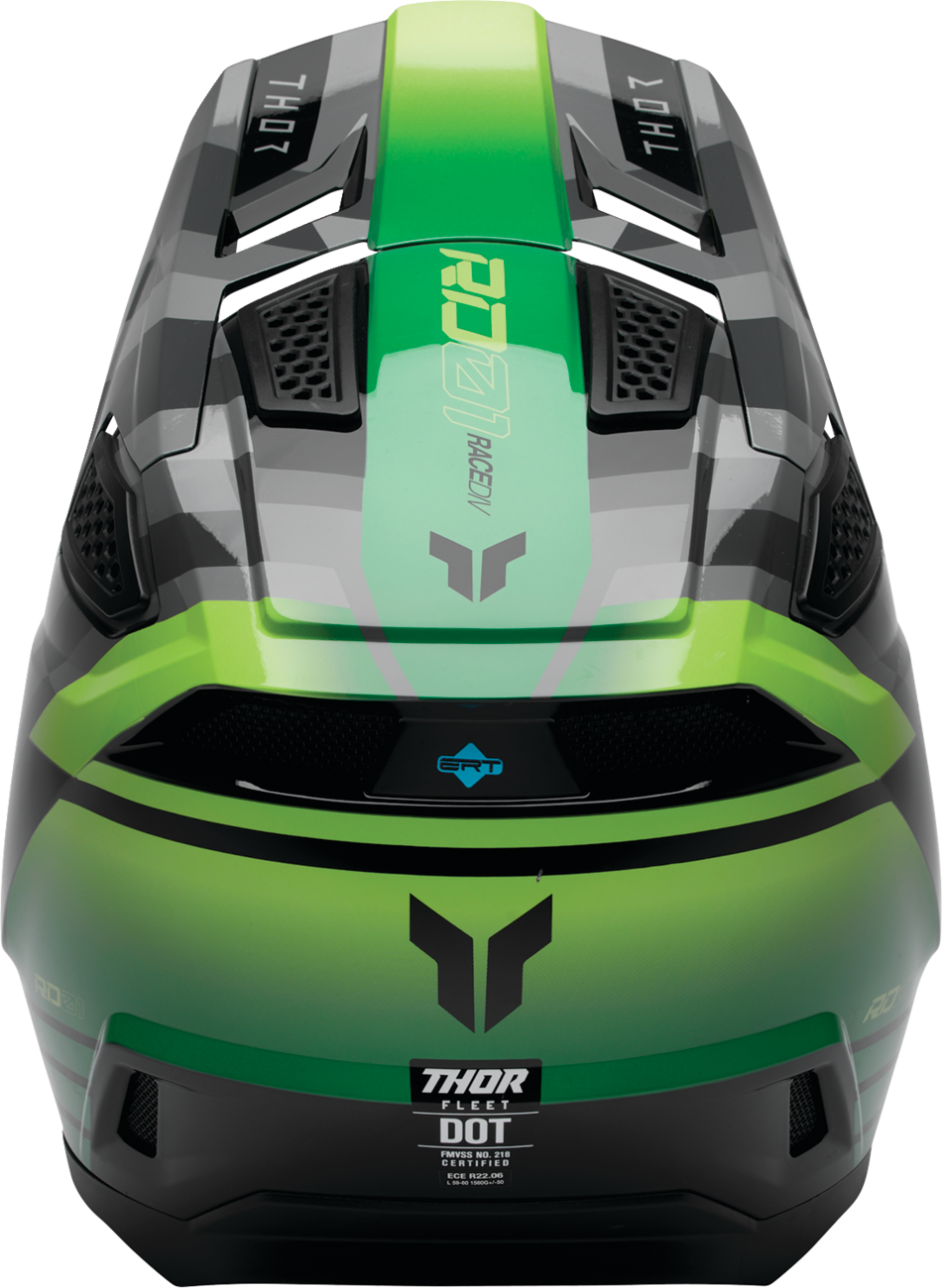 THOR Fleet Helmet - Camber - Black/Green - XS 0110-9399 | eBay