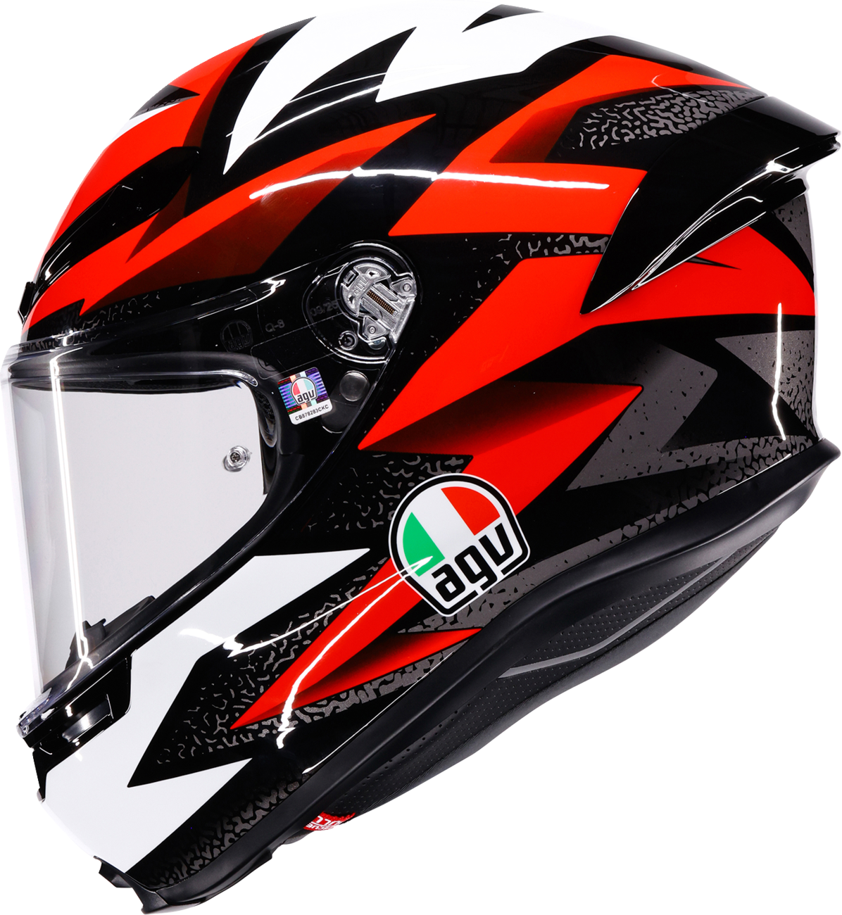 AGV K6 S Helmet - Braven - Black/Red/White - 2XL 2118395016-029