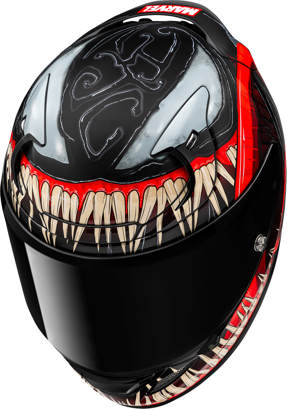 【値下げ中】HJC ヘルメット Lサイズ MARVEL VENOM 中古 HJC RPHA 12N Helmet - Marvel - Venom 3 - MC1SF - XL FA53NUS7ES1V