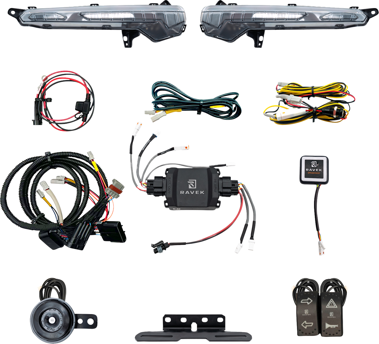 RAVEK Turn Signal Kit - Fits Signature - Gen3 Speakeasy™ - Can-am Defender HD11