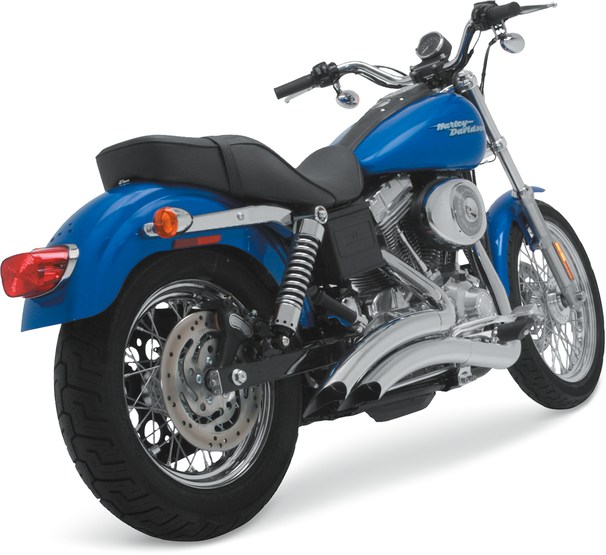 VANCE & HINES Fits 2-into-2 Big Radius Exhaust System - Chrome - Dyna 26008