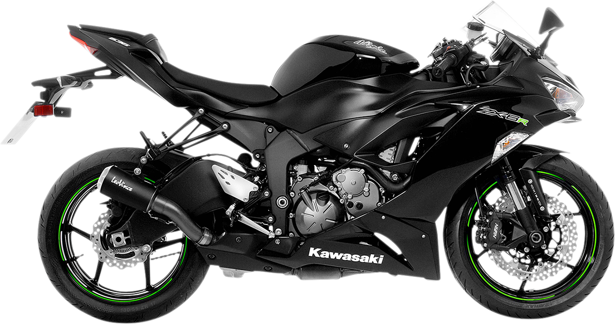 LEOVINCE ZX-6R Black LV-10 Muffler 15233BU | eBay