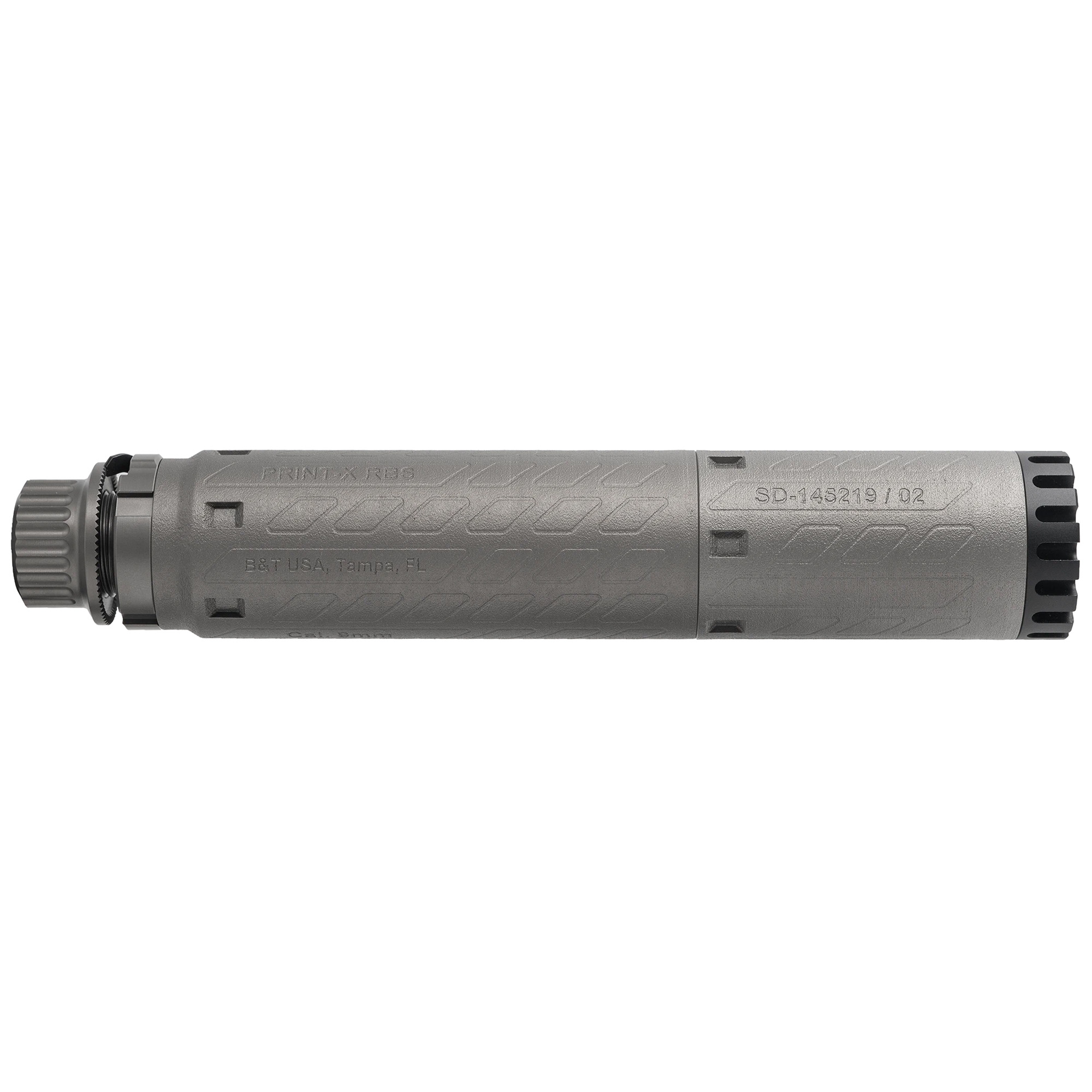 B&T SMG-M 9MM MODULAR SUPPRESSOR GRY-img-0
