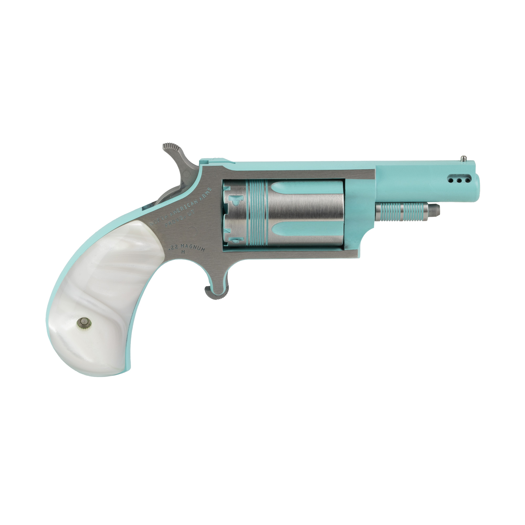 NAA MINI REV IRIS 22WMR 5RD TURQ/SLV-img-2