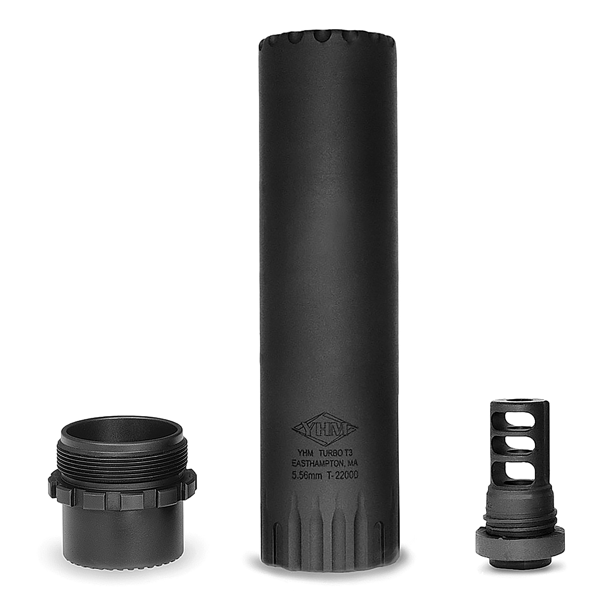 YHM TURBO T3 556 W/QD MB BLK-img-0