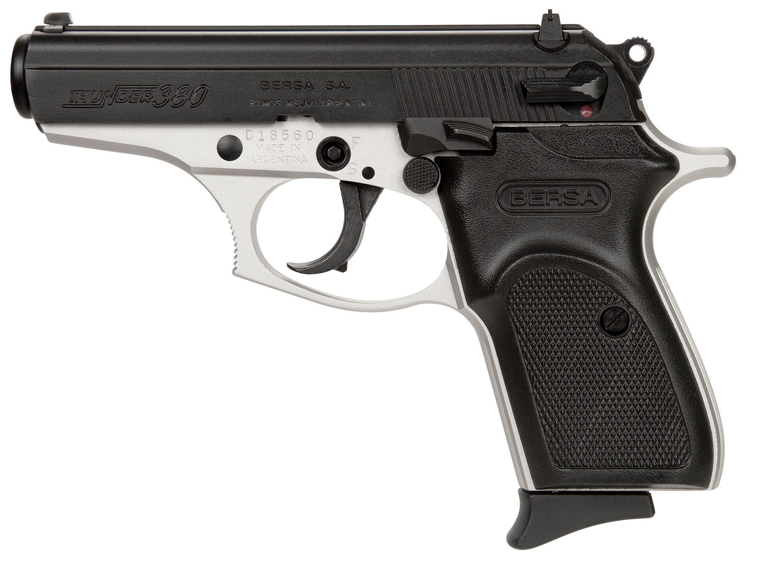Bersa Thunder 380 T380DT8 .380 ACP Satin Nickel Pistol-img-1