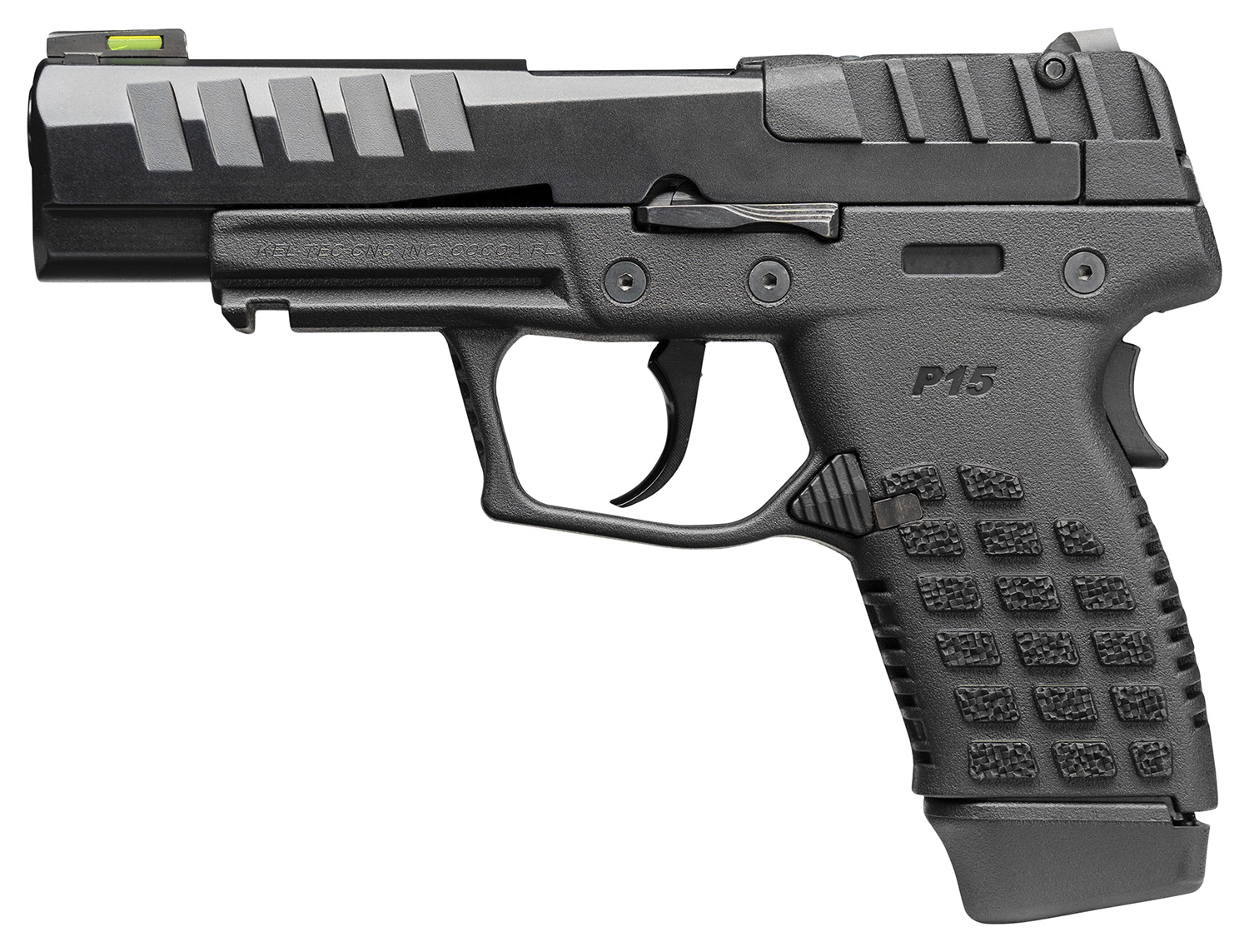 Kel-Tec P15BLK 9mm Striker-Fired Pistol, 4-Inch Barrel-img-1