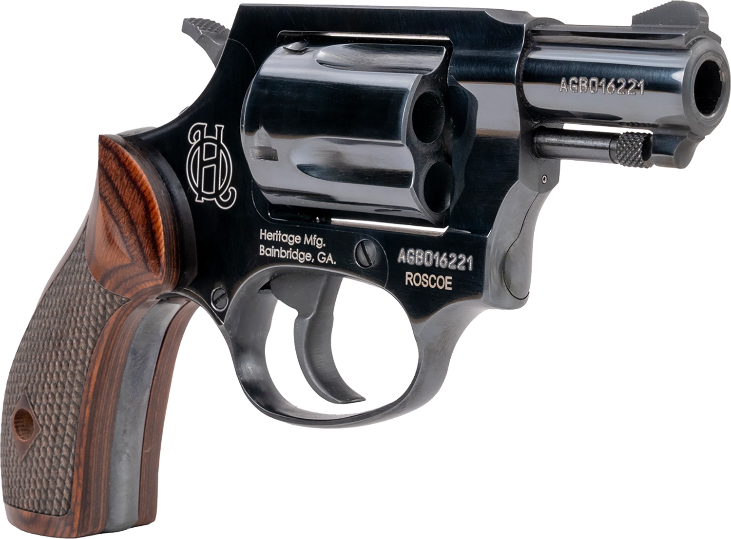 Heritage Mfg Roscoe .38 Special +P 2-Inch Revolver HR38B2W-img-2