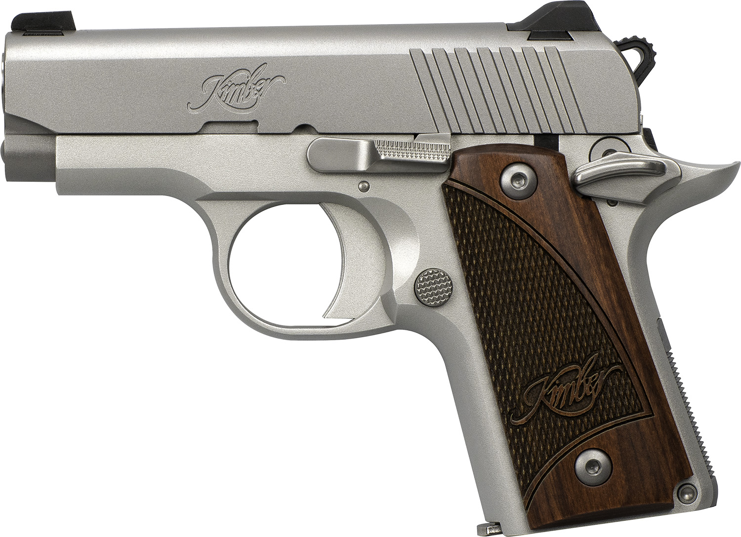 Kimber Micro 3300207 .380 ACP Pistol, Satin Silver-img-1