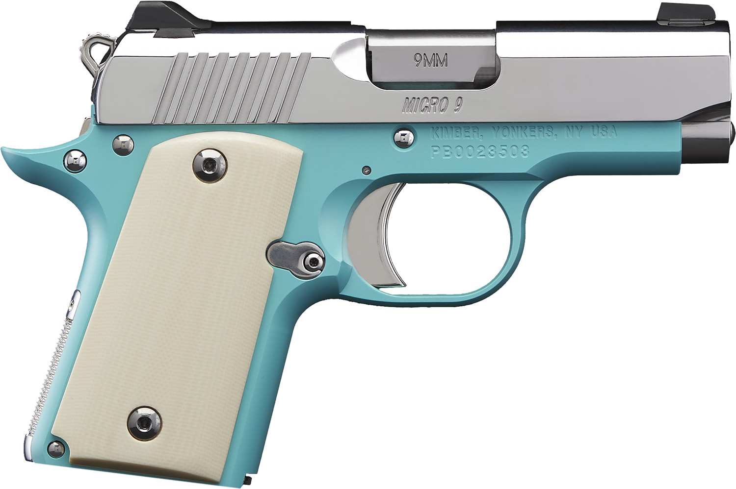 Kimber Micro 9 Bel Air Blue 9mm Pistol, Part Number 3700647-img-0