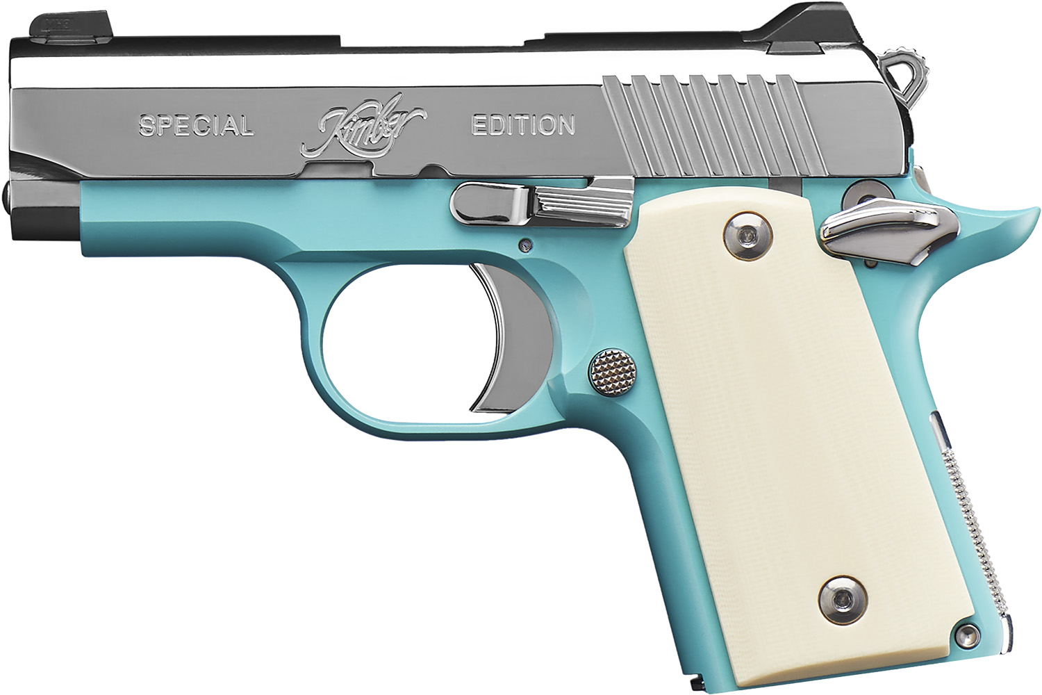 Kimber Micro 9 Bel Air Blue 9mm Pistol, Part Number 3700647-img-1