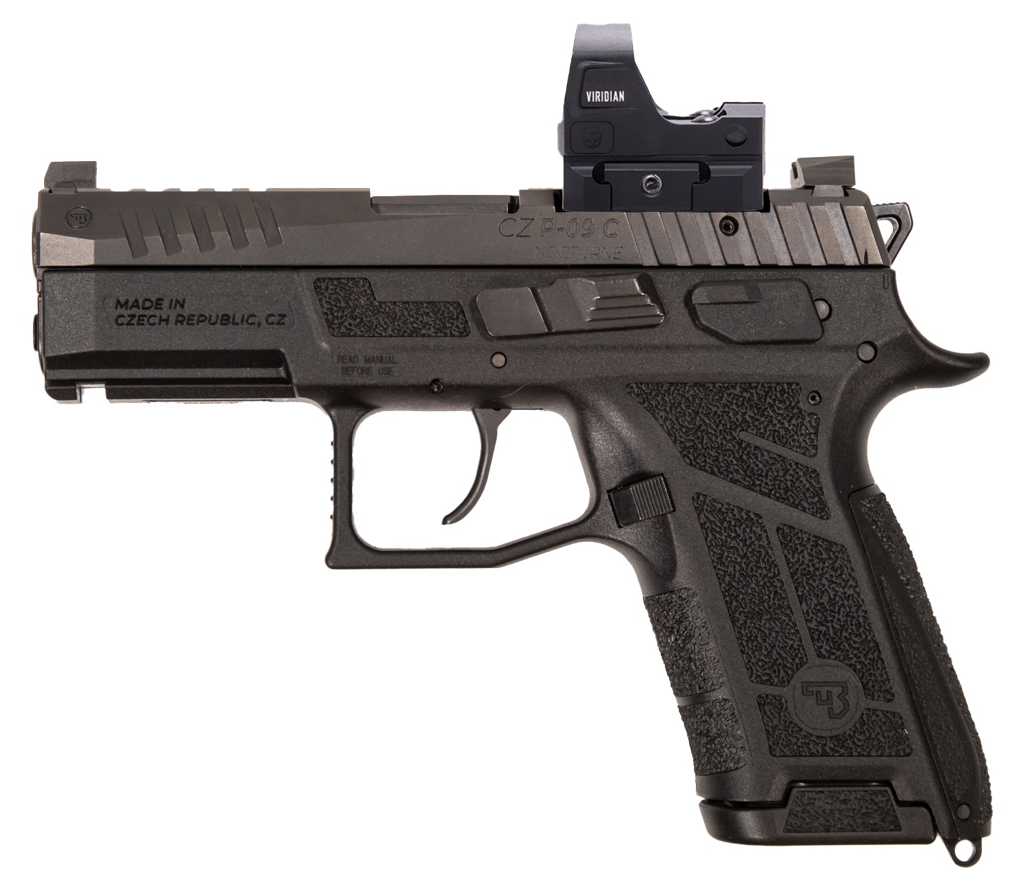 CZ P-09 Nocturne 9mm DA/SA Pistol, 15+1, Part 91604-img-0