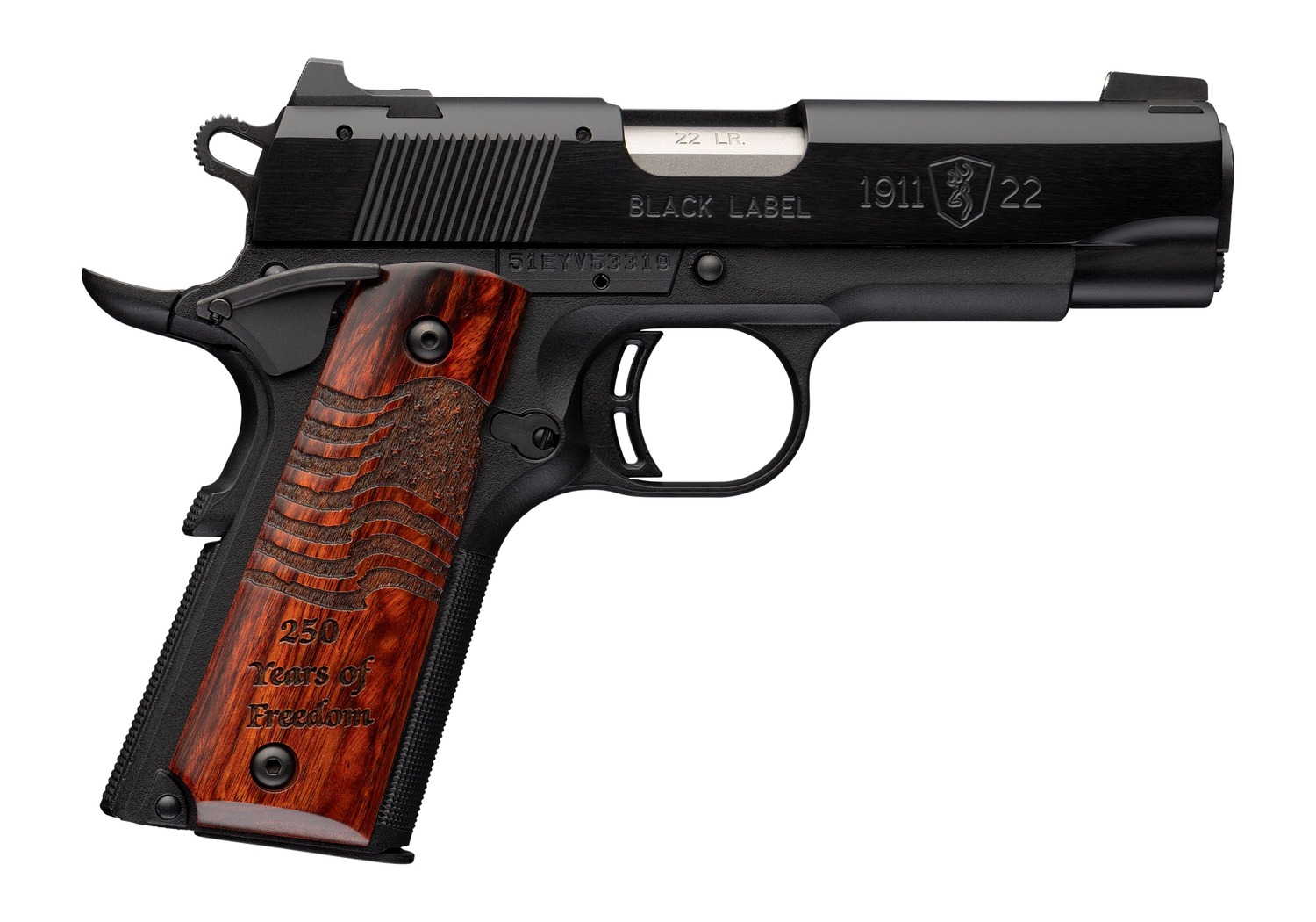 Browning 1911 Black Label Medallion 250 .22 LR Pistol, 051072490-img-0