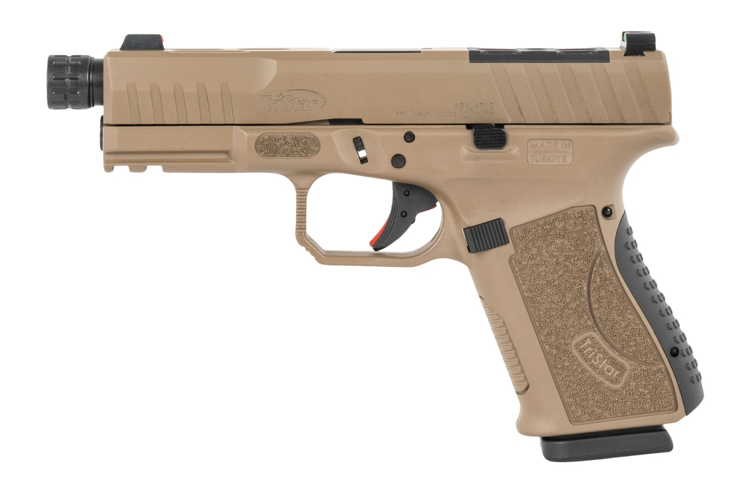 TriStar Apoc Pro 9mm Pistol 15+1 FDE, Optic Ready - 85784-img-1