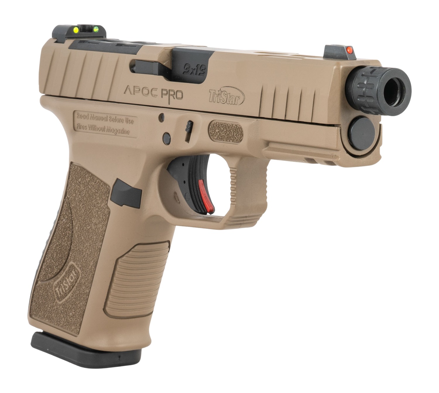 TriStar Apoc Pro 9mm Pistol 15+1 FDE, Optic Ready - 85784-img-2