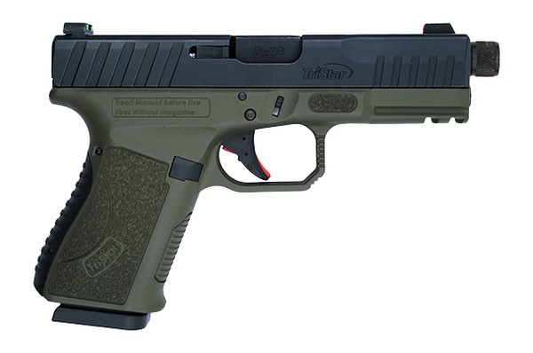 TriStar 85786 Apoc Pro 9mm 15+1 OD Green Optic-Ready Pistol-img-0