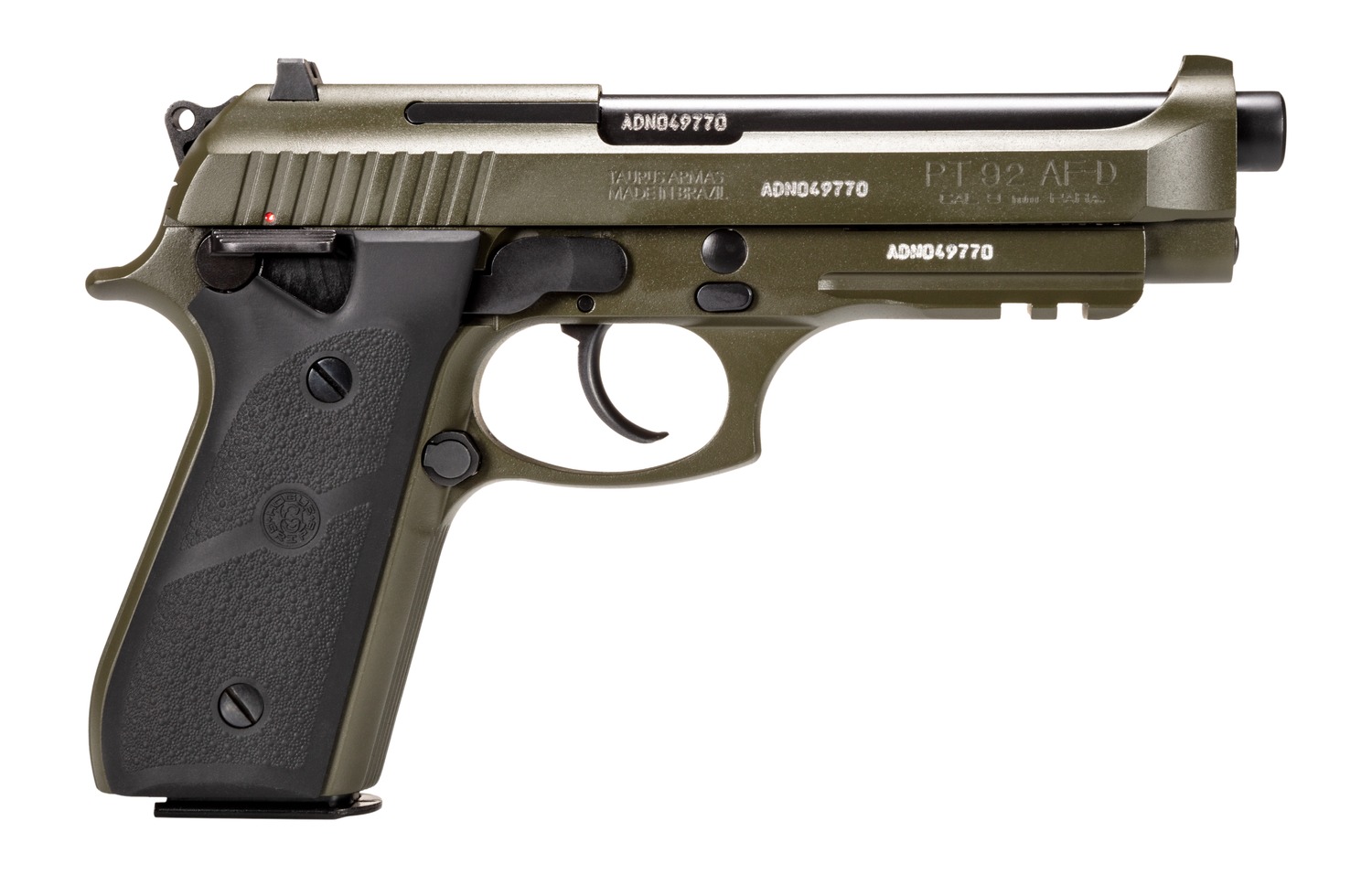 Taurus 92 9mm DA/SA Pistol, OD Green Cerakote, 1-92015T-H-img-0