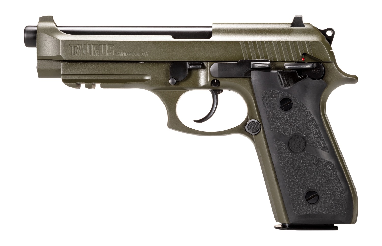 Taurus 92 9mm DA/SA Pistol, OD Green Cerakote, 1-92015T-H-img-1